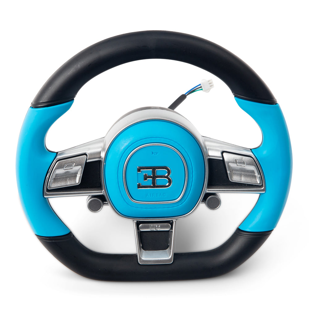 Bugatti Divo Steering Wheel (Light Blue )